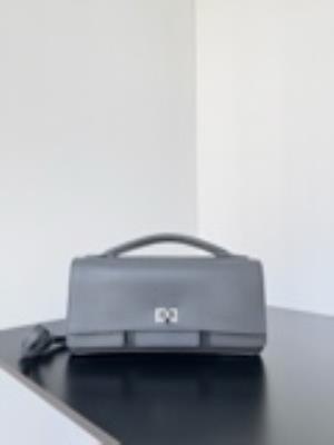 cheap quality Balenciaga Bel Air Clutch Grey Silver